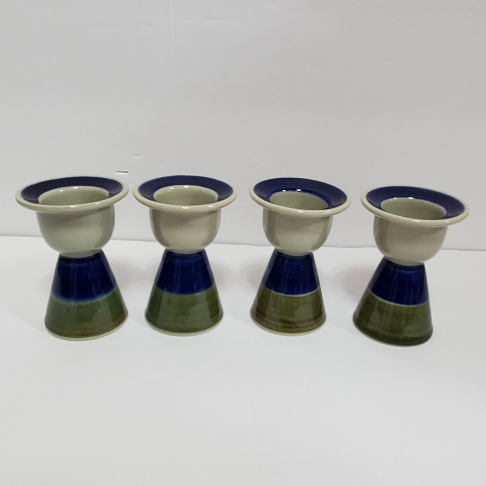 VTG VON Rorstrand Elisabeth Handpainted Egg Cups Set of 4‎ by Marianne Westman